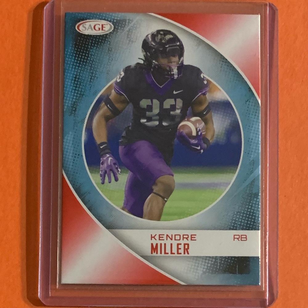 Kendre Miller [Red] #153 2023 Sage Football Trading Card